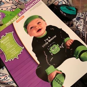 Infant 4 piece Frankenstein suit